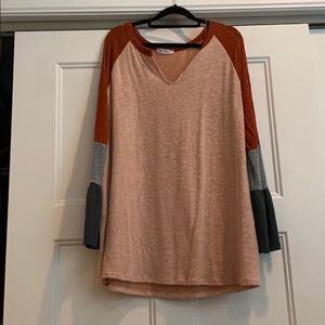 V-neck tunic